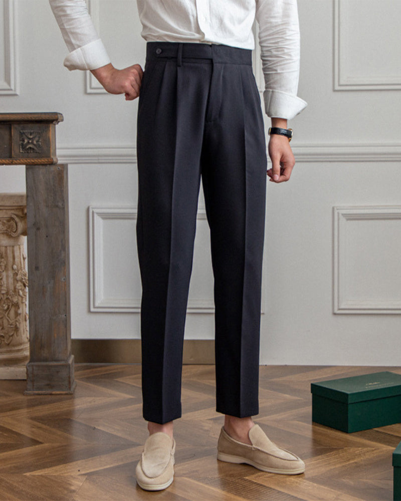 Elegante Hoge Taille Broek voor Heren
