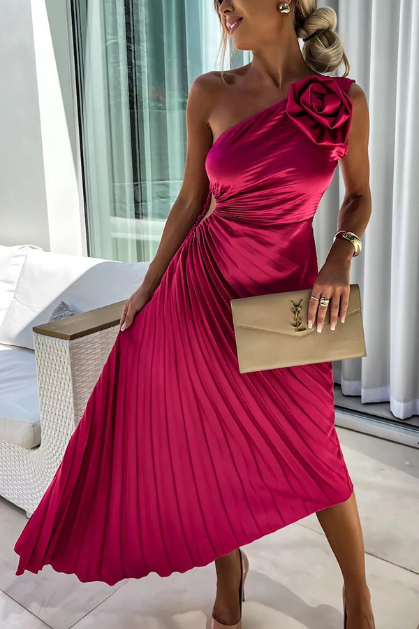 Elegante Dames Romantische Bloemenjurk