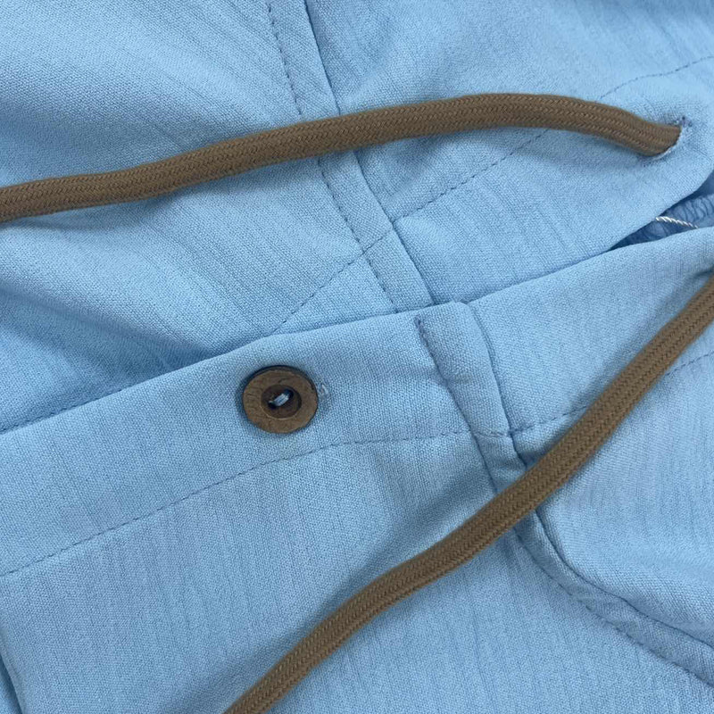 Effen hoodie met lange mouwen en knoopsluiting voor heren