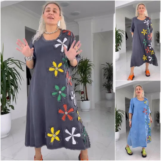 Stijlvolle Midi Jurk met Bloemenprint voor Dames