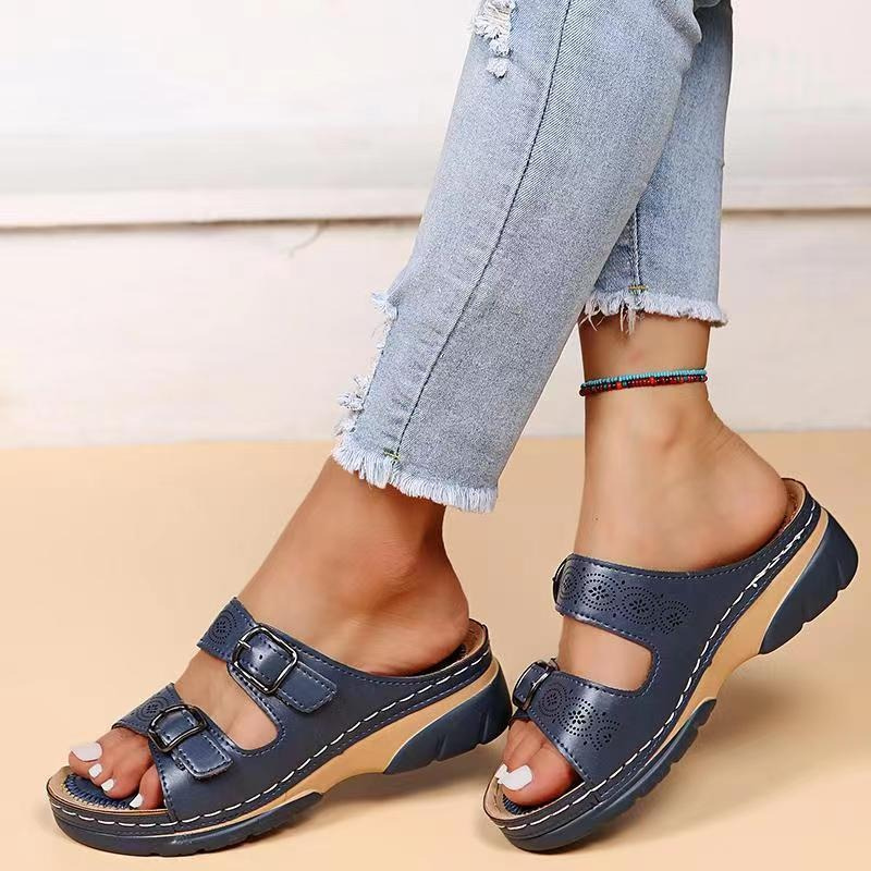 Orthopedische Leren Sandalen voor Dames