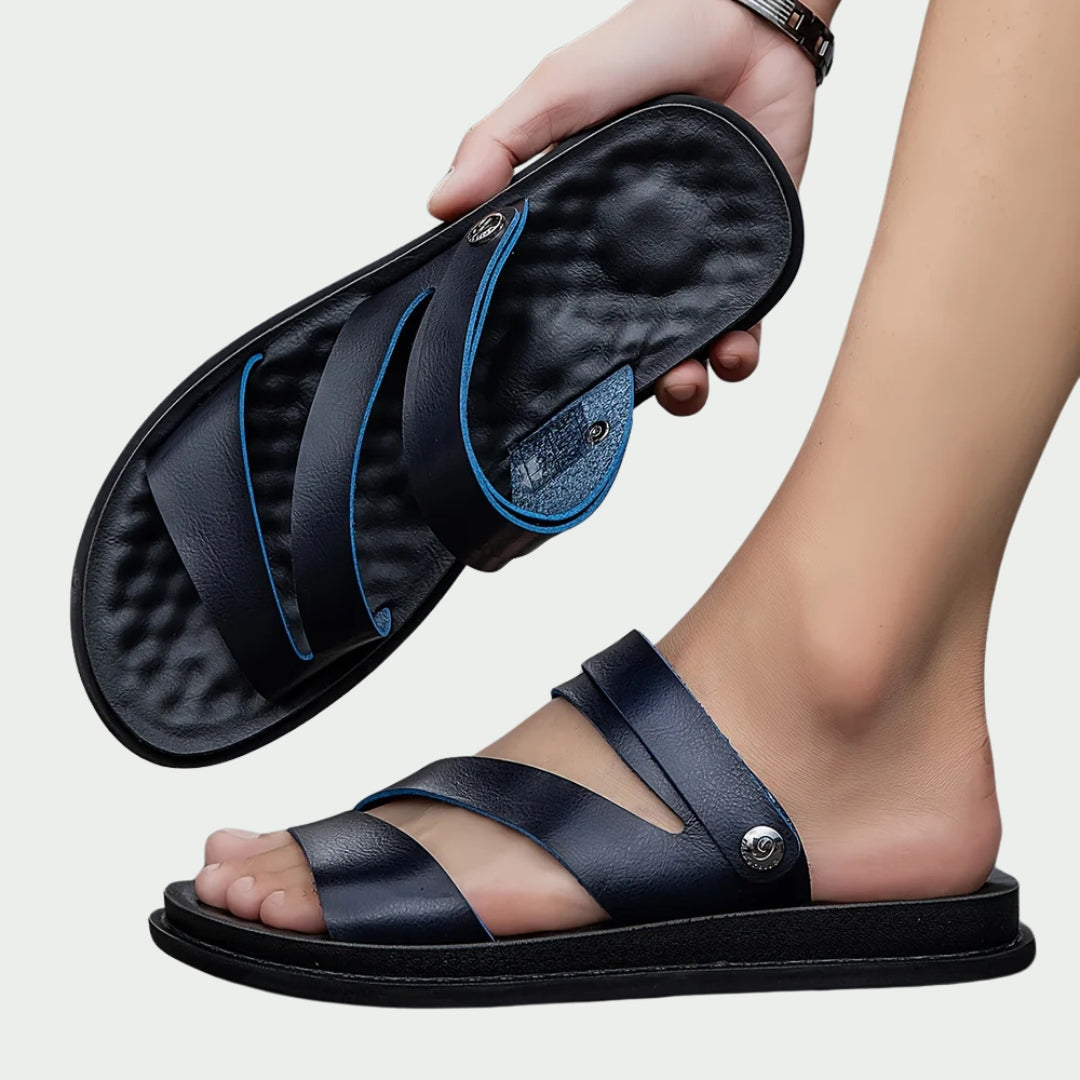 Casual leren sandalen voor heren