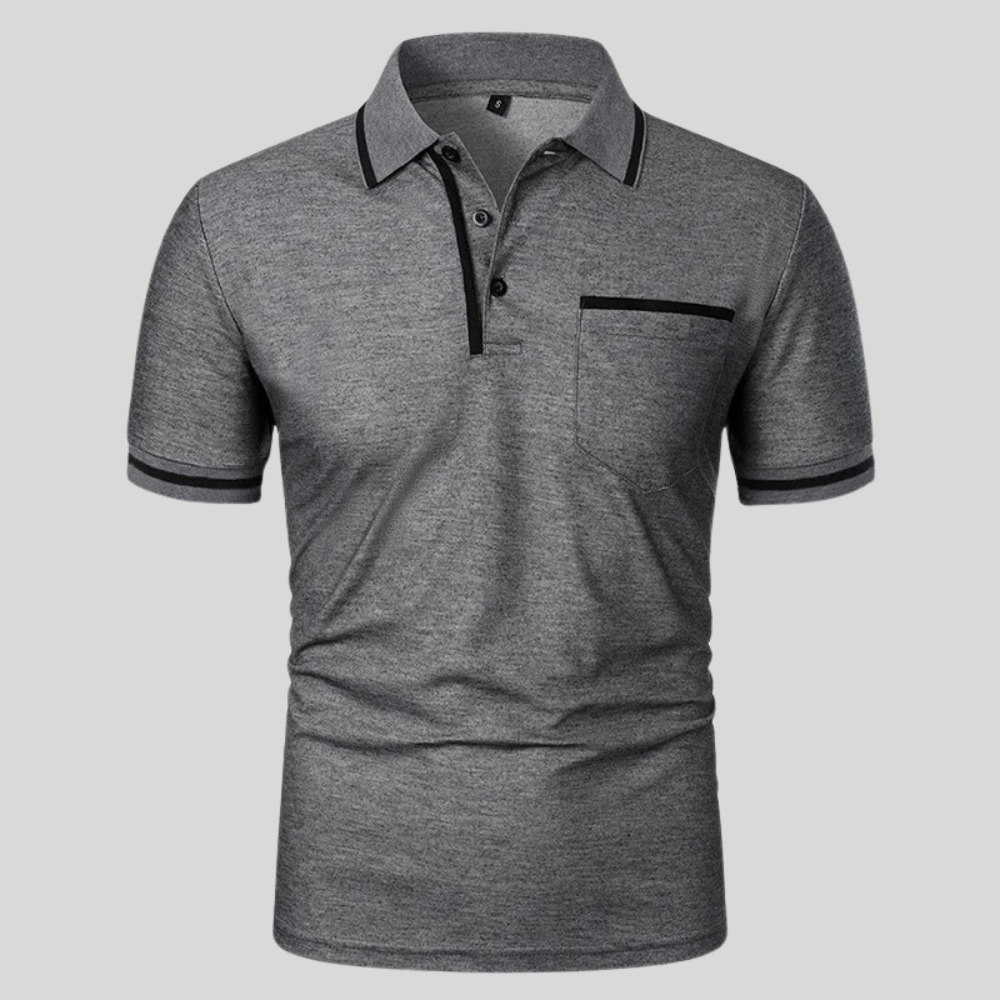 Klassiek poloshirt met korte mouwen voor heren