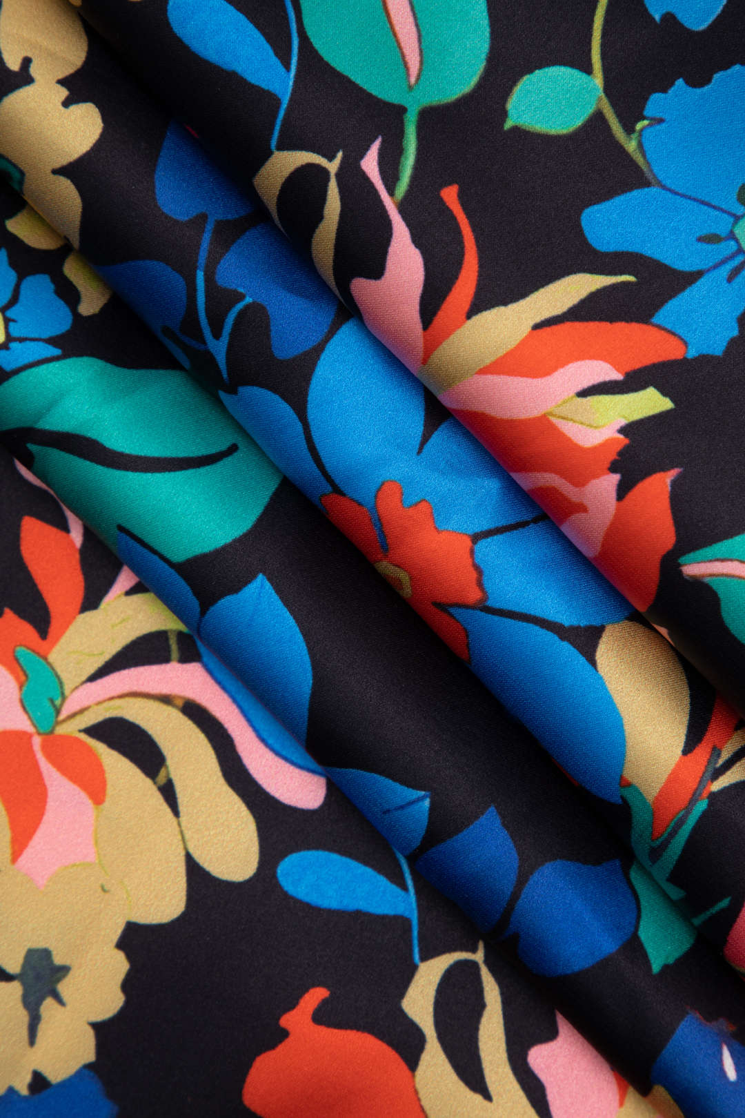 Maxi-jurk met bloemen en kant