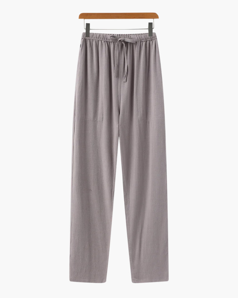 Lichtgewicht Slim Fit Linnen Broek voor Heren