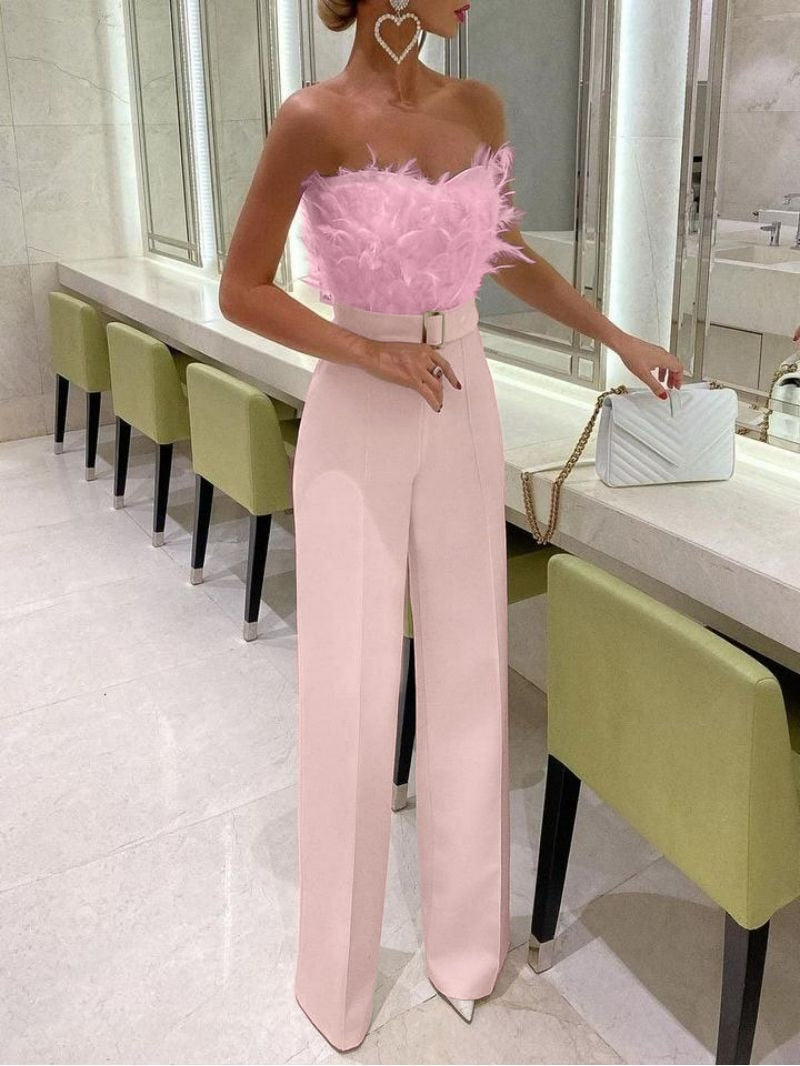 Elegante Jumpsuit met Slim-Fit Top voor Dames