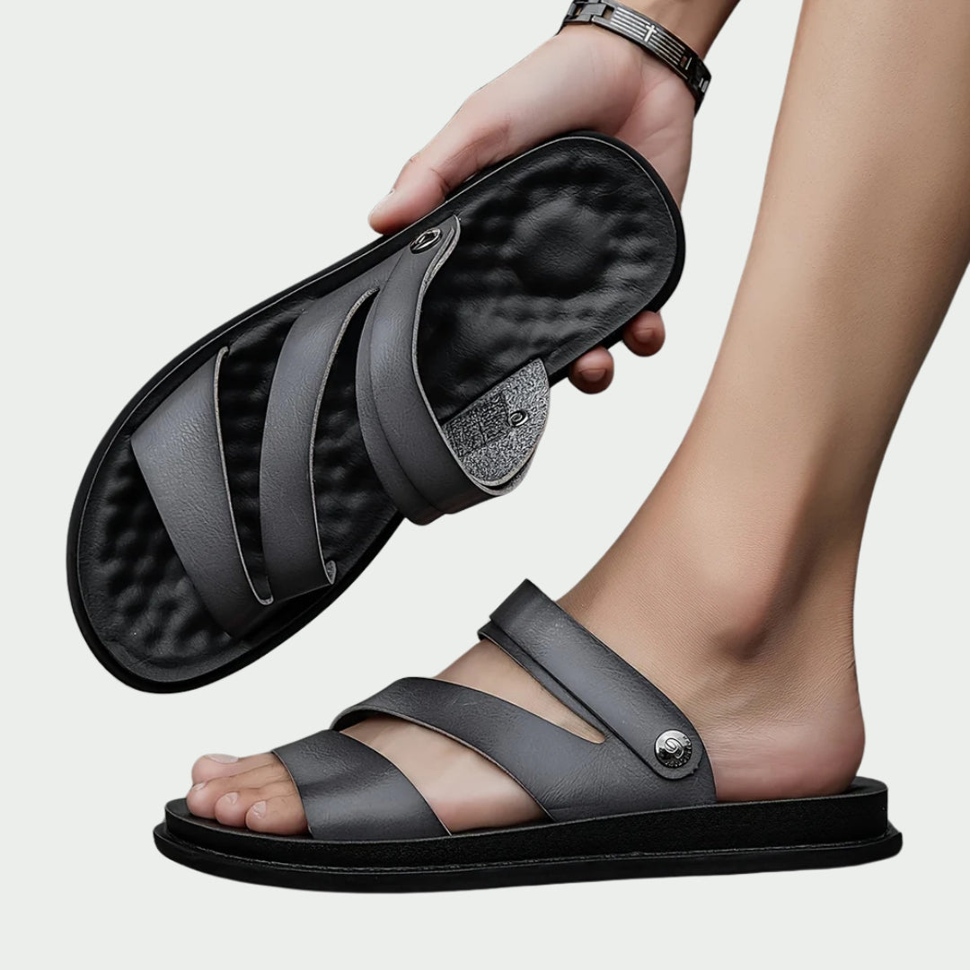 Casual leren sandalen voor heren