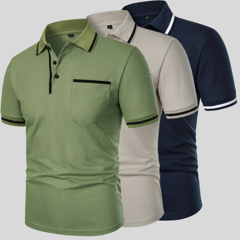 Klassiek poloshirt met korte mouwen voor heren