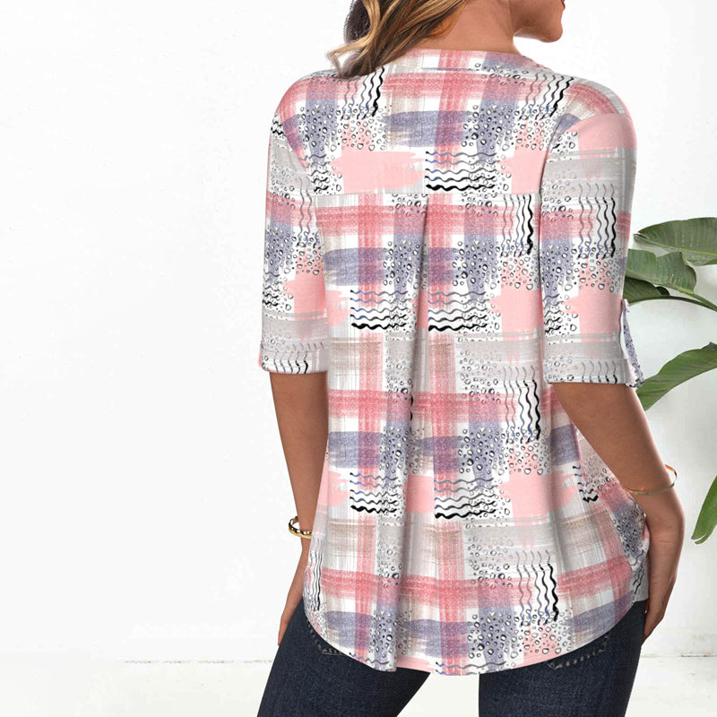 Relaxte Printblouse voor Dames