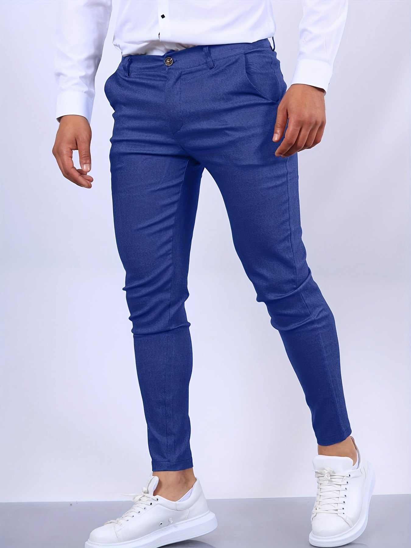 Elegante Heren Slim Fit Broek