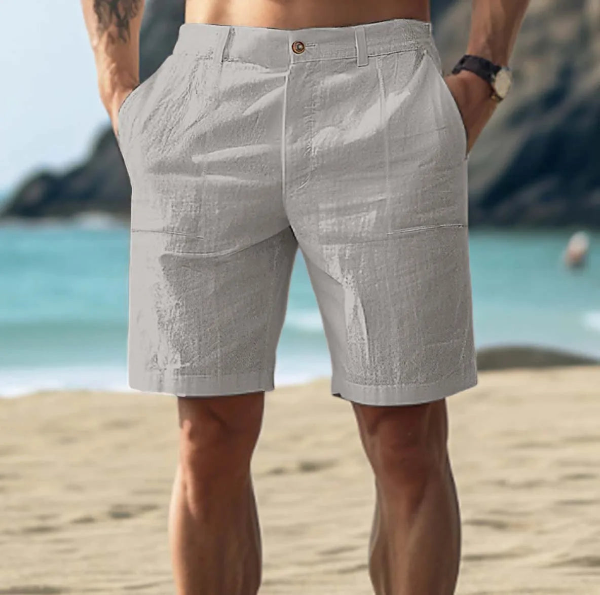 Comfortabele Linnen Shorts voor Heren