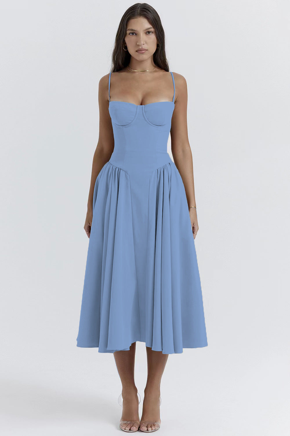 Vintage Geïnspireerde Midi Jurk – Klassiek & Stijlvol