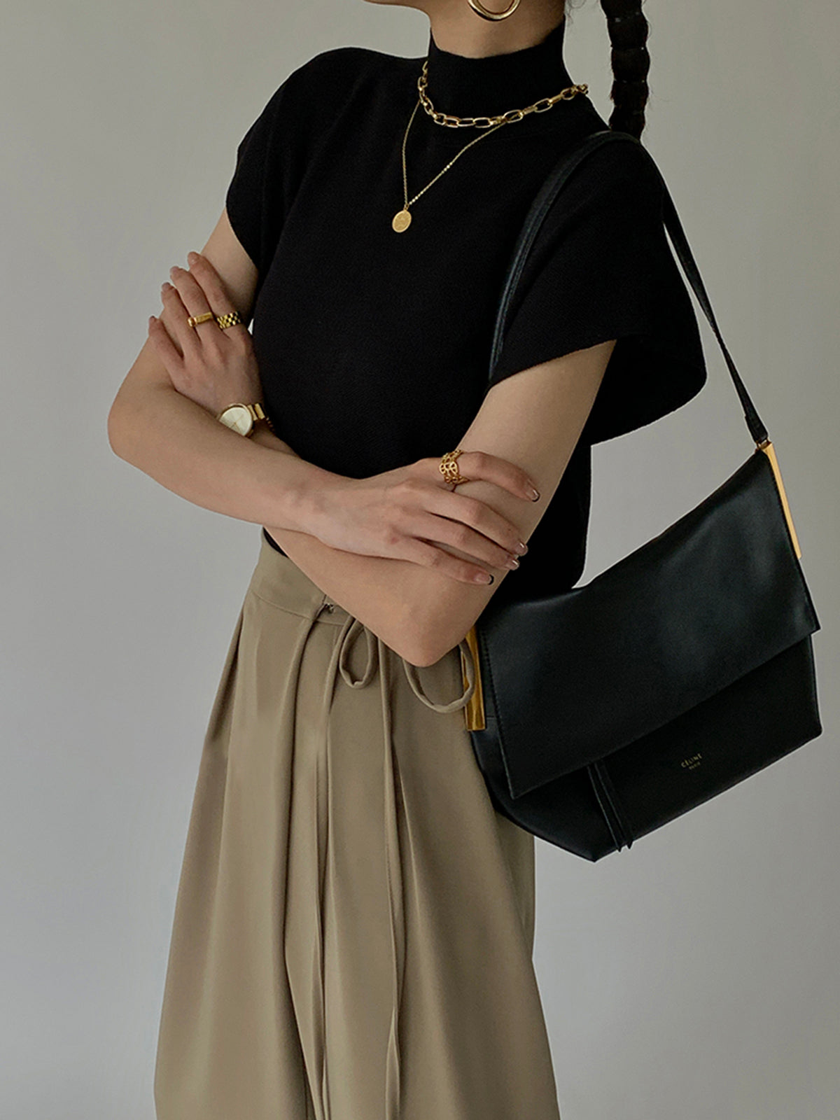 Casual Effen Pullover Vest