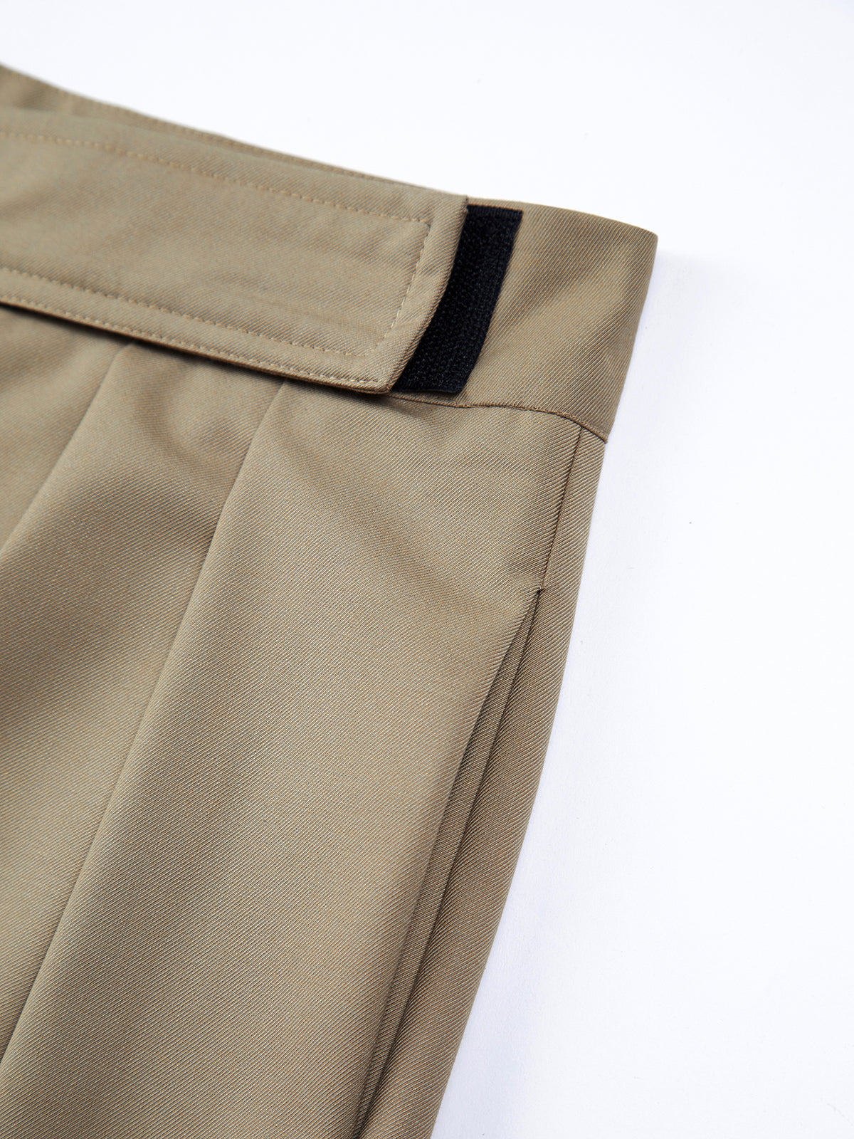 Wijde Pijpen Broek met Klittenbandsluiting