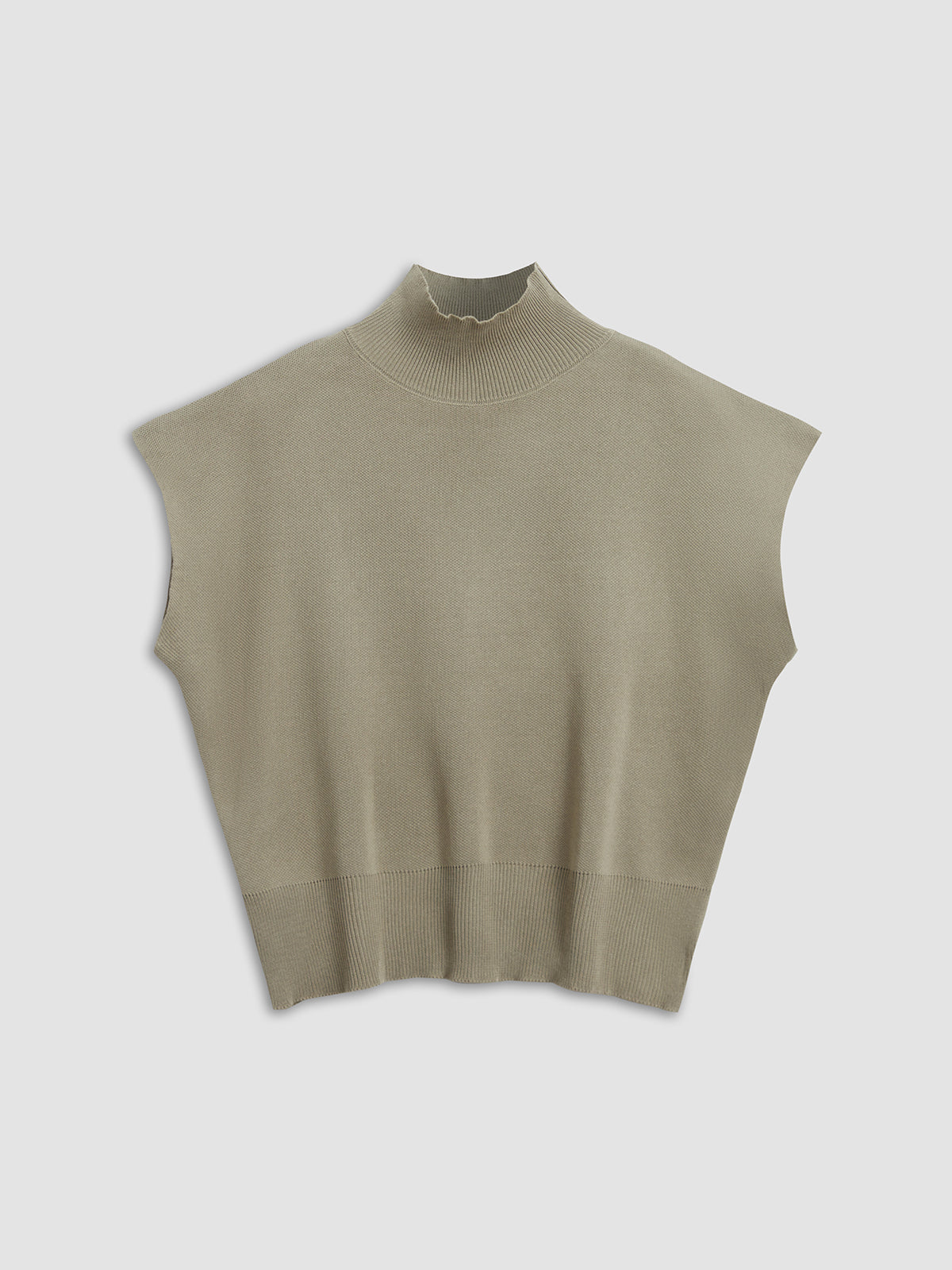 Casual Effen Pullover Vest
