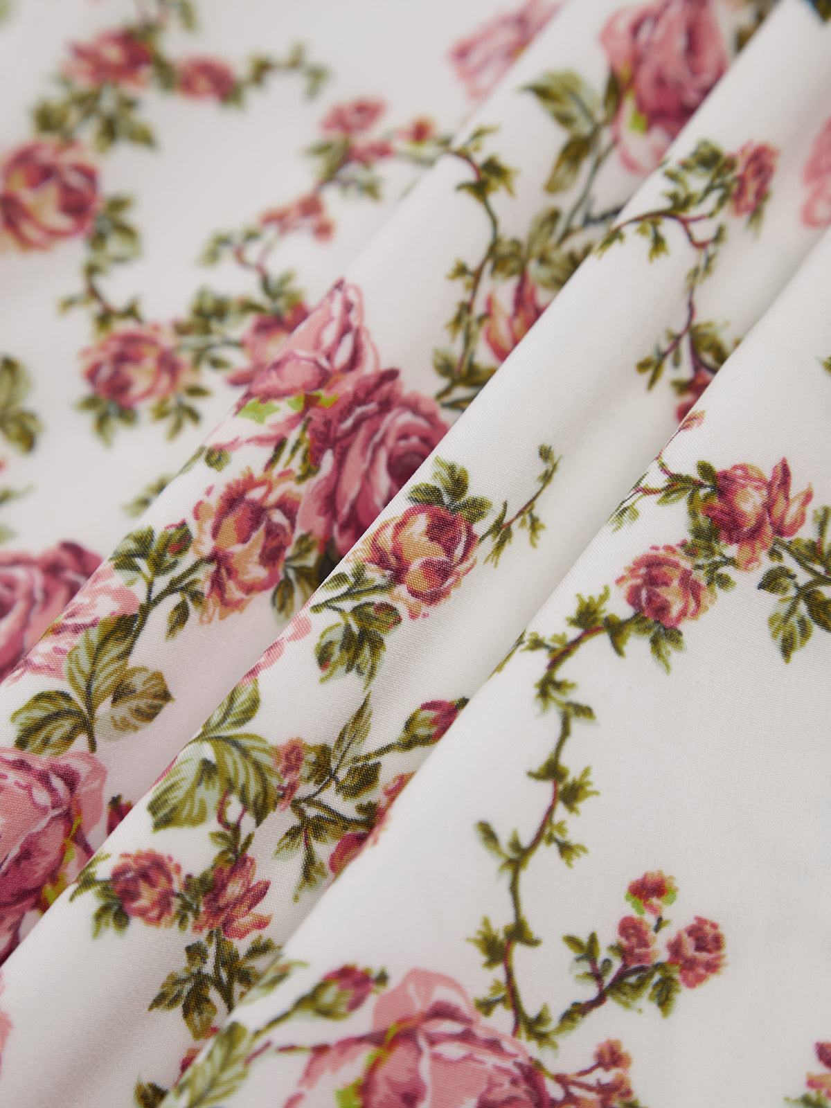 Rozenbloesem Bloemen Midi Zomerjurk