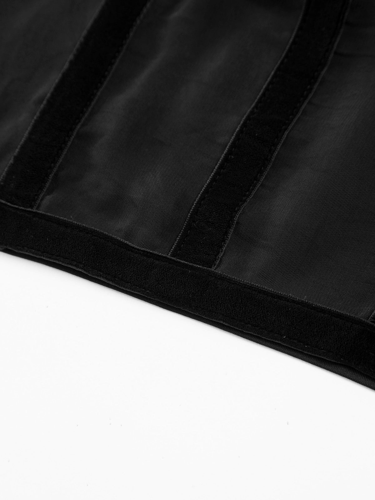 Gestrikte Mesh Korset Crop Top