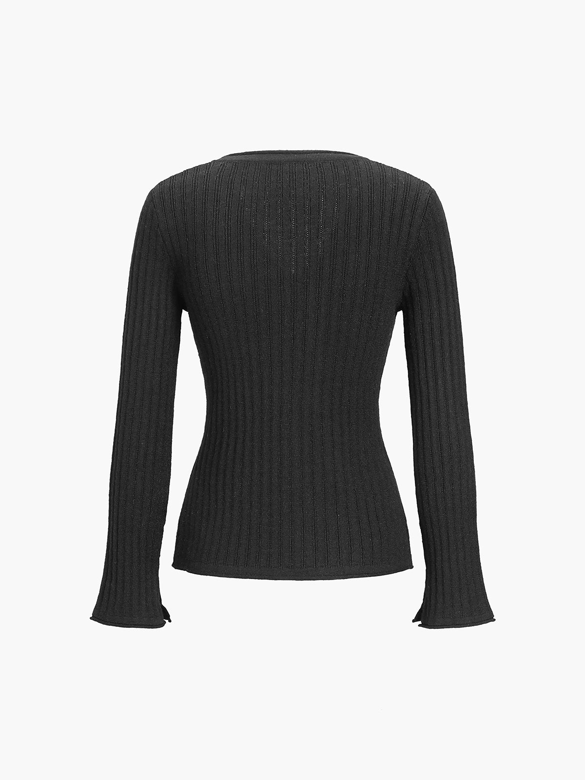 Relaxed Lange Mouw Twee-delige Rok Set