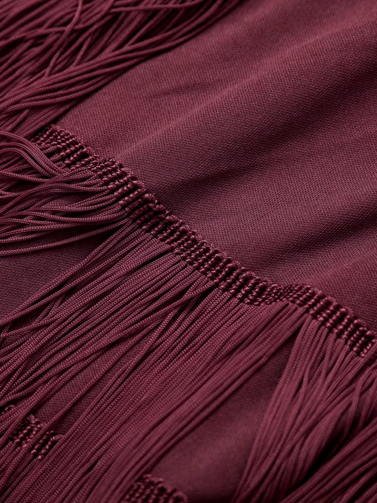 Florence Franje Open Rug Korte Jurk