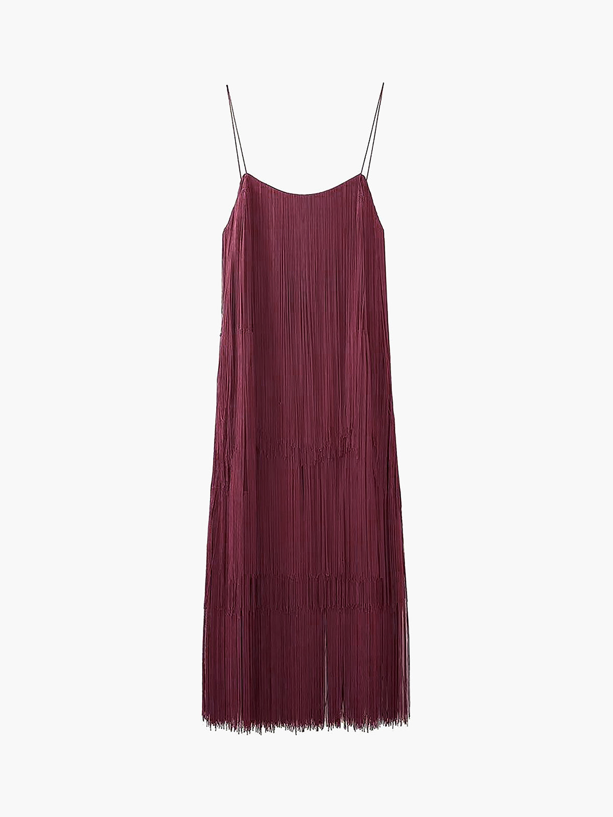 Florence Franje Open Rug Korte Jurk