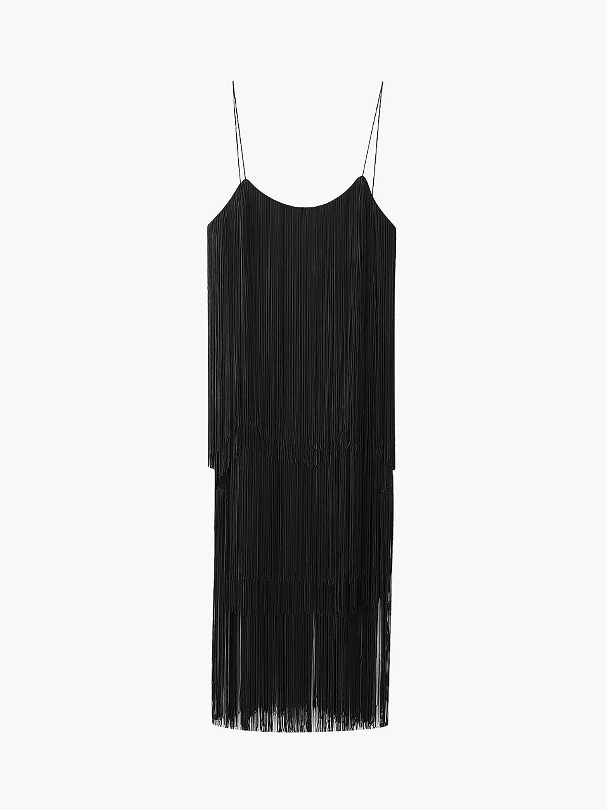 Florence Franje Open Rug Korte Jurk