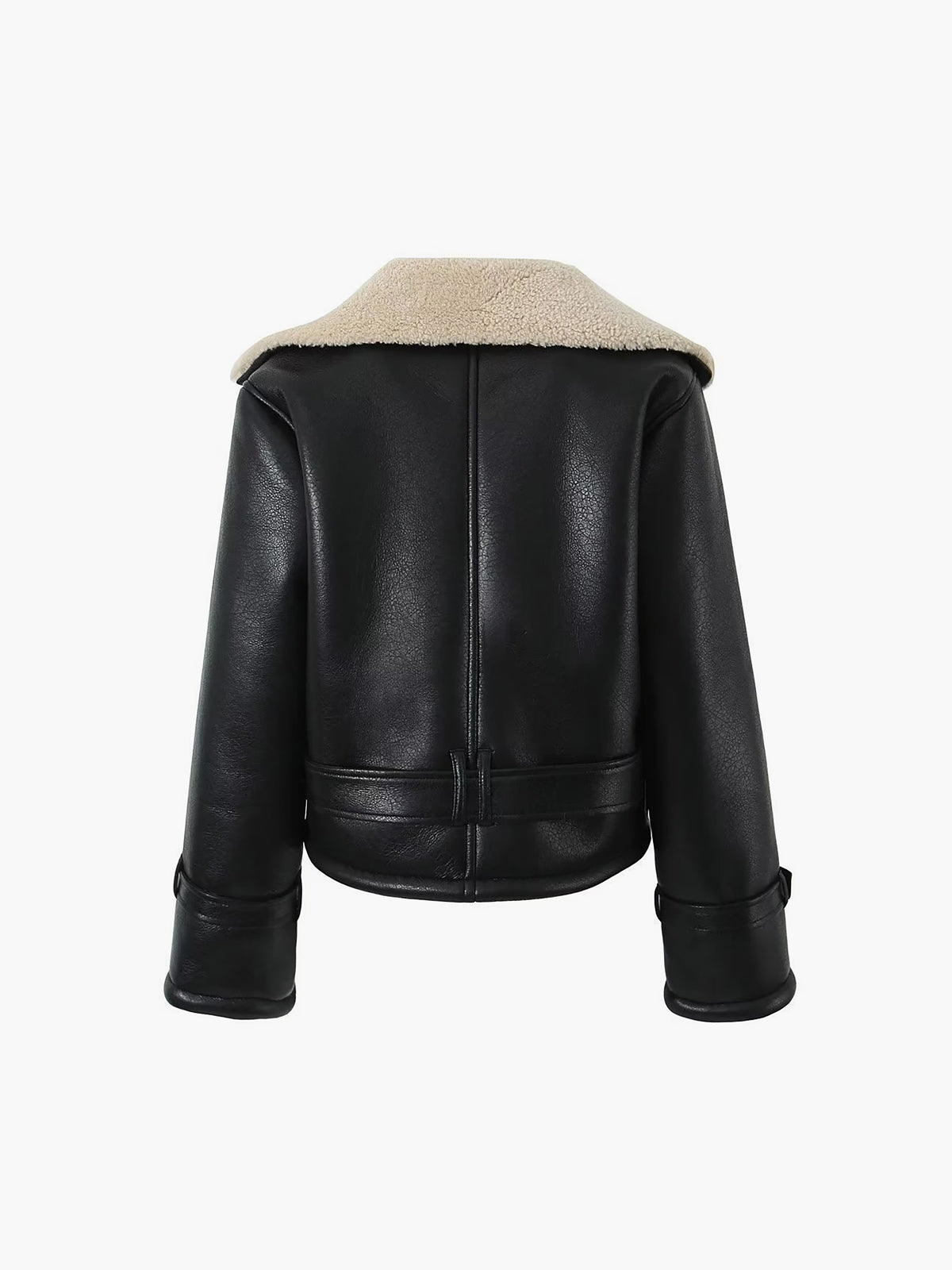 Blessed Sherpa Leren Flight Jas