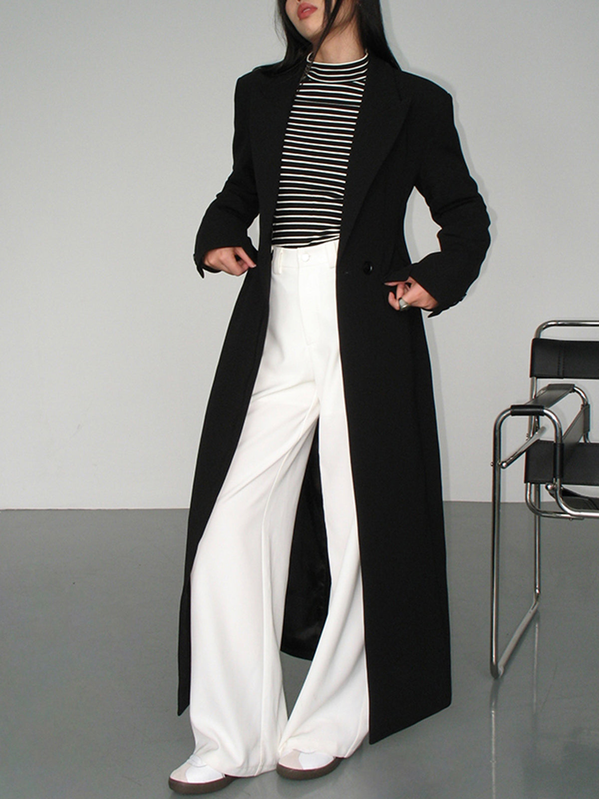 Elegant Split Sleeve Blazer