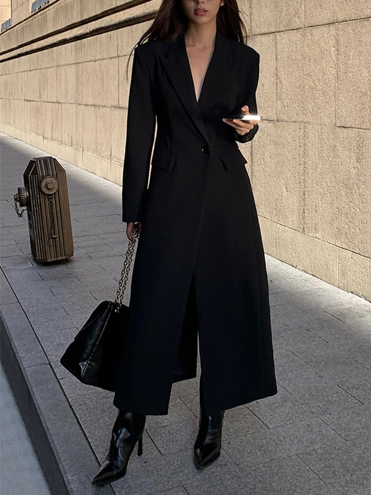Elegant Split Sleeve Blazer