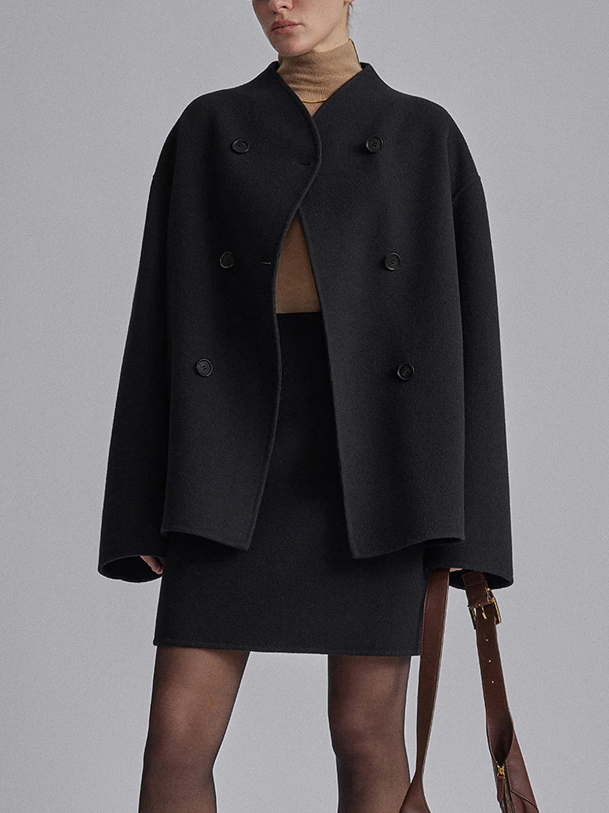 Oversized Jacket met Knopen