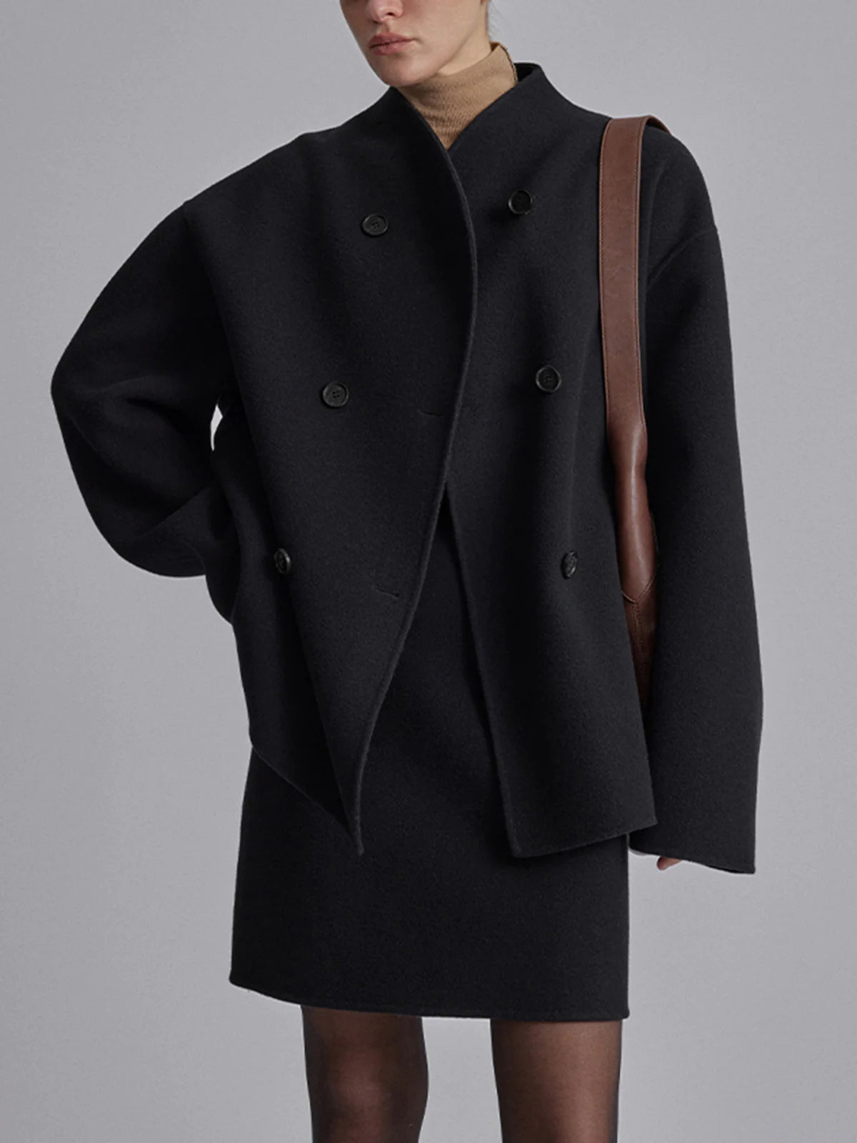 Oversized Jacket met Knopen