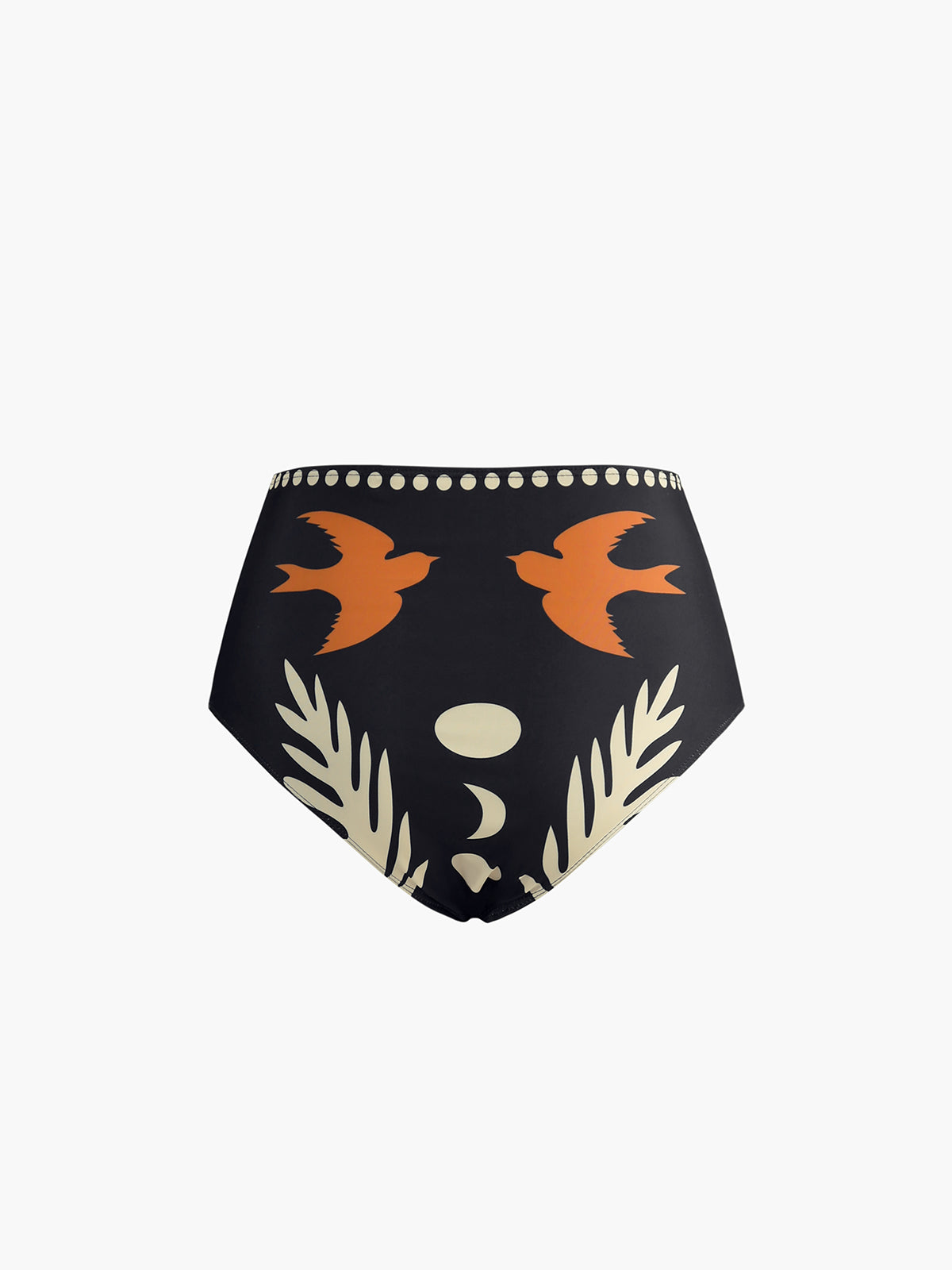 Bikini Set met Vogelprint en Asymmetrische Halslijn Voor Dames