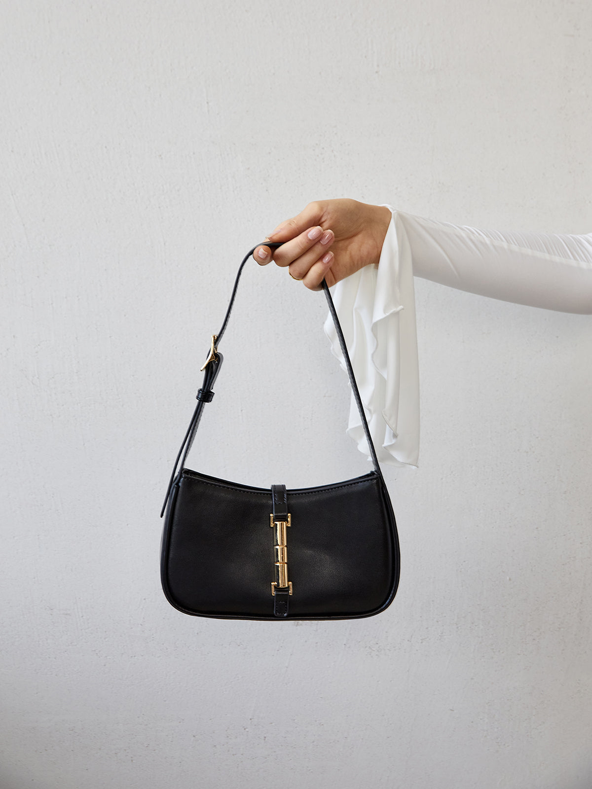 Vera Gouden Wist Lock Tas