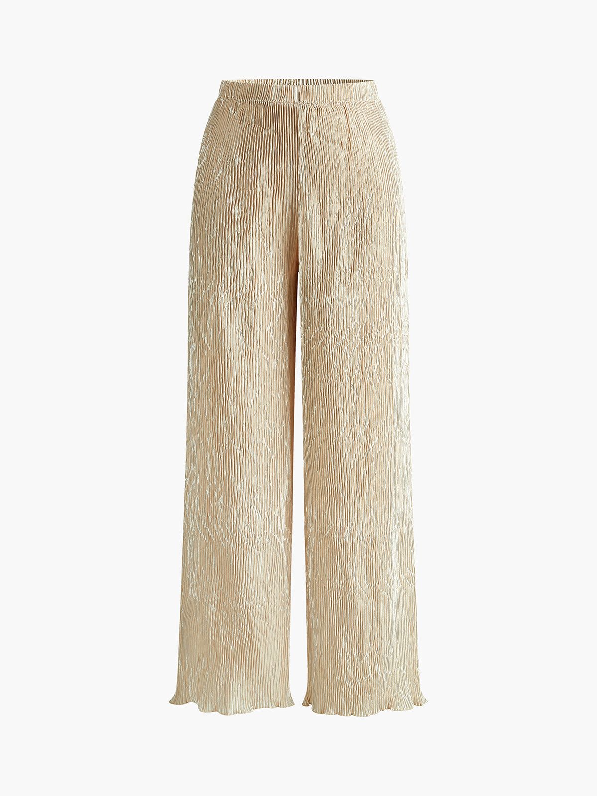 Trendy set van halternek crop top en wijde broek voor dames