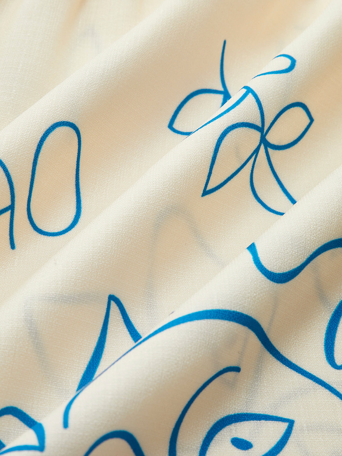Oversized Zonneprint Korte Jurk