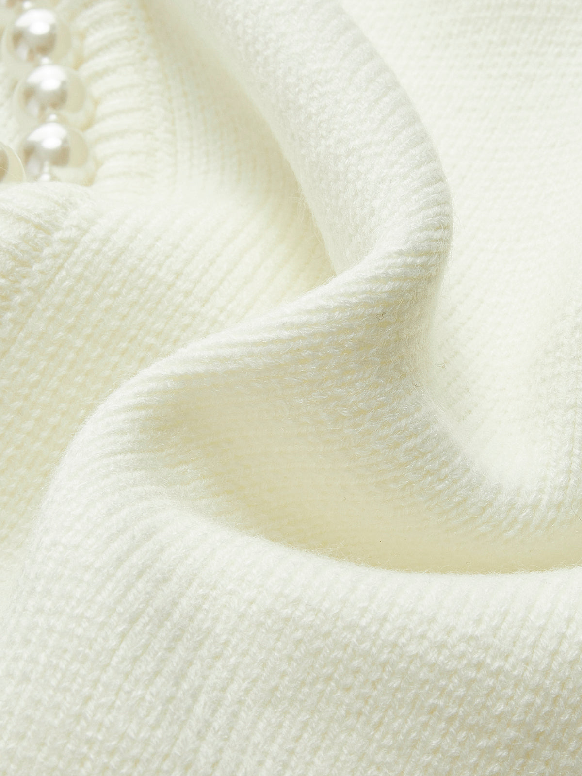 Cardigan met Pareldetails en Ripped Zoom