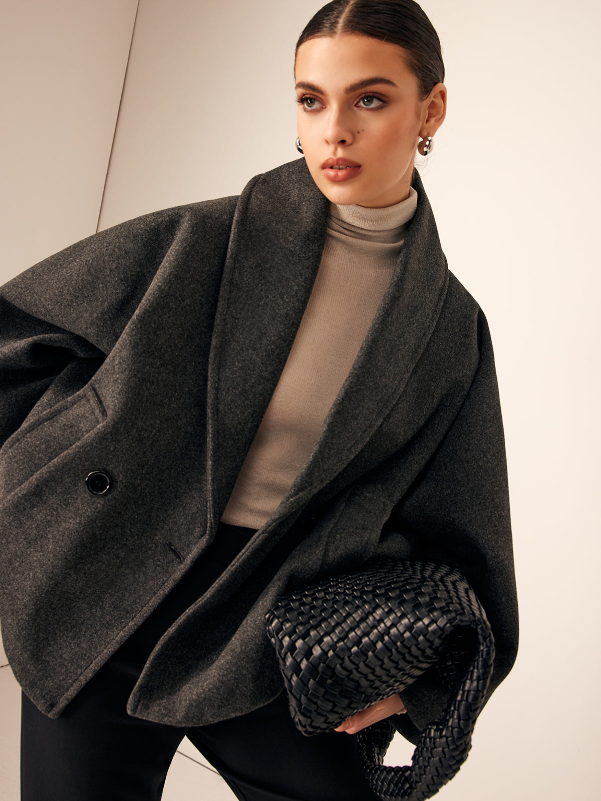 Tweed Oversized Jas
