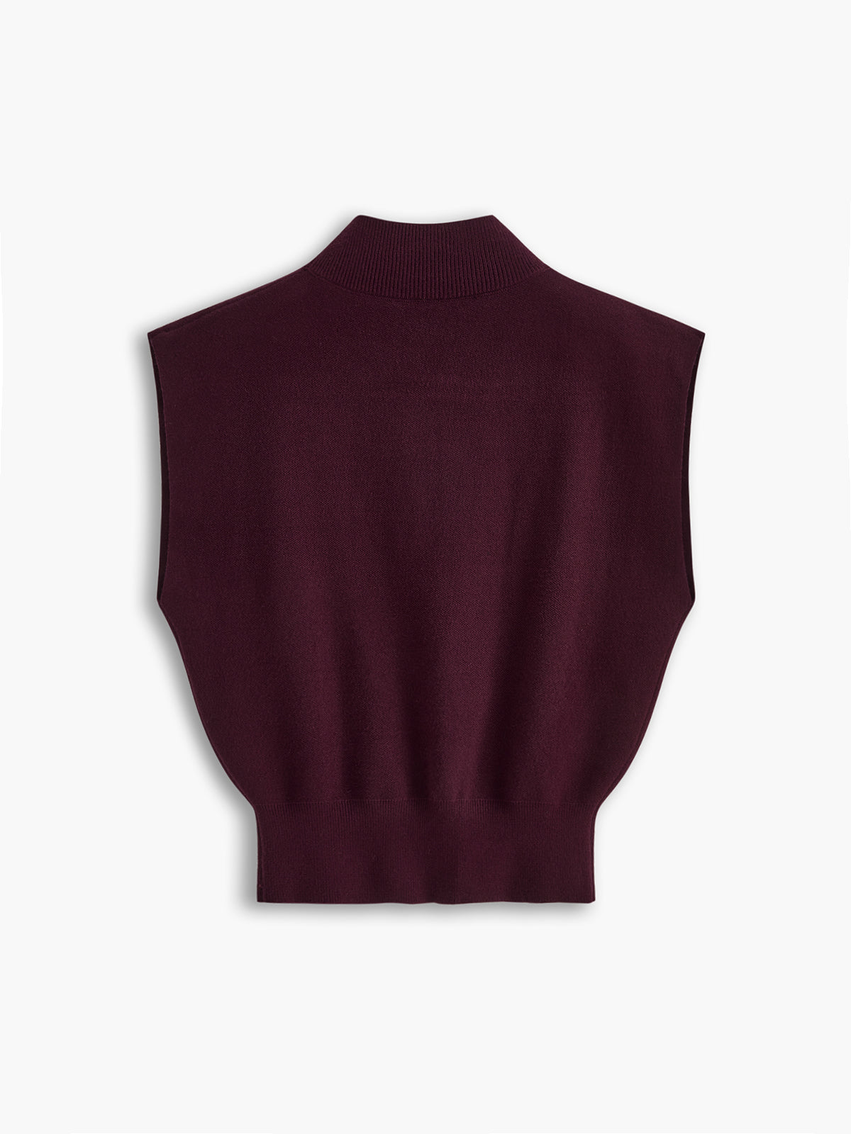 Casual Effen Pullover Vest