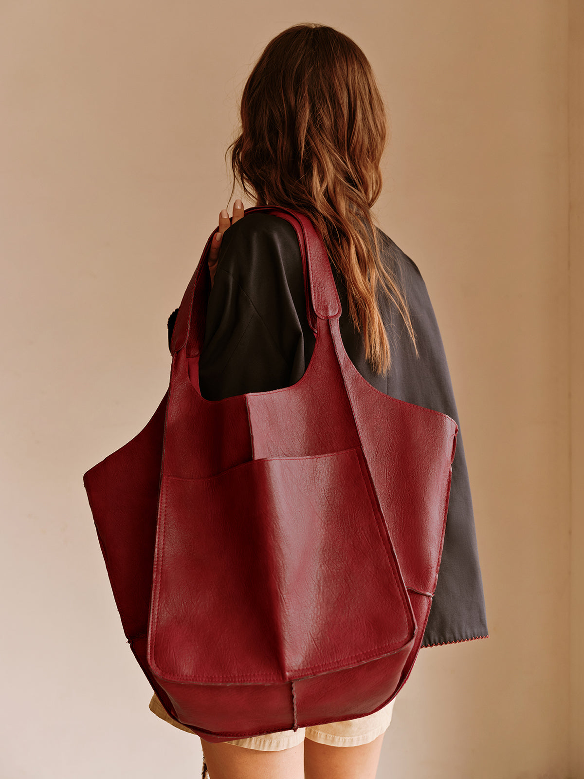 Elise Oversized Compartment Tas