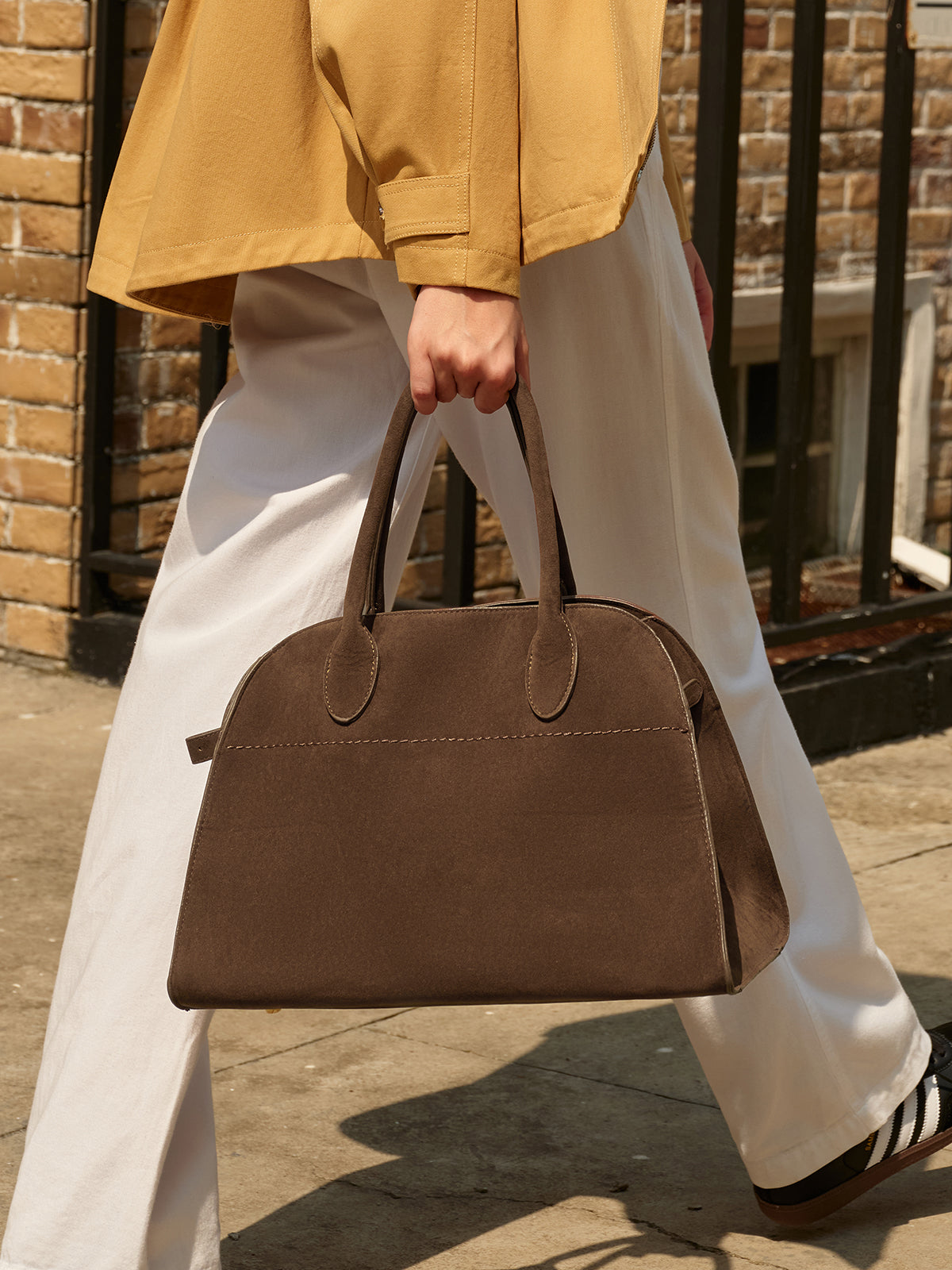Vera Retro Zijklik Top Handvat Tote Tas