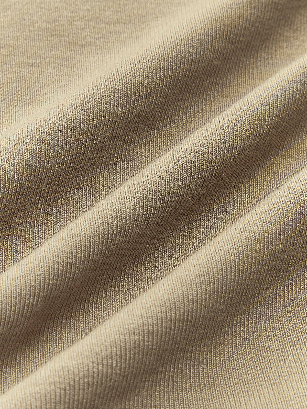 Asymmetrisch Geribbeld Gebreid Shirt met Lange Mouwen