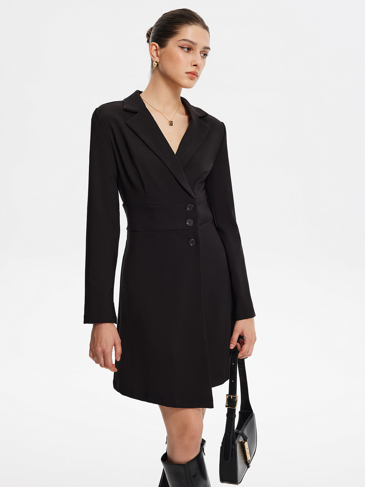 Elysia Blazer Korte Jurk met Lange Mouwen