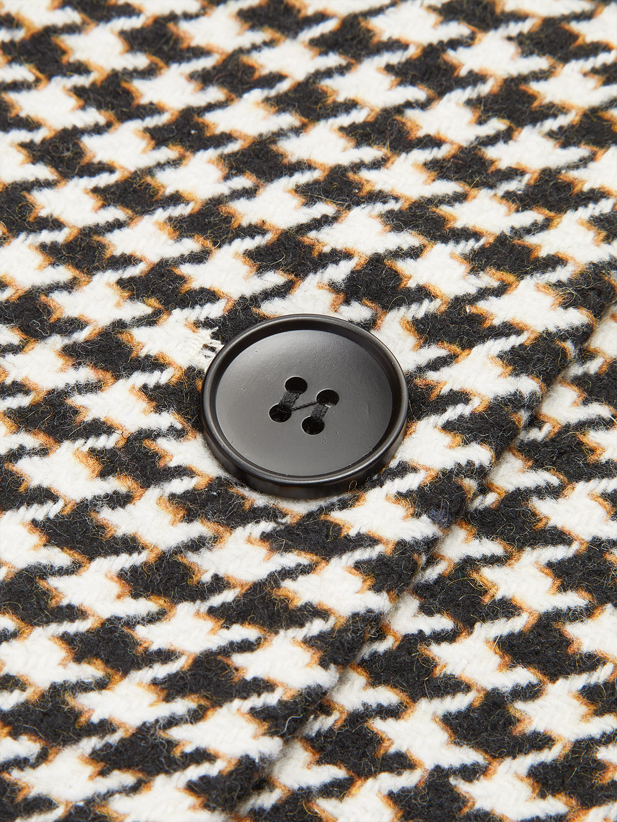 Houndstooth Blazer met Split en Riem