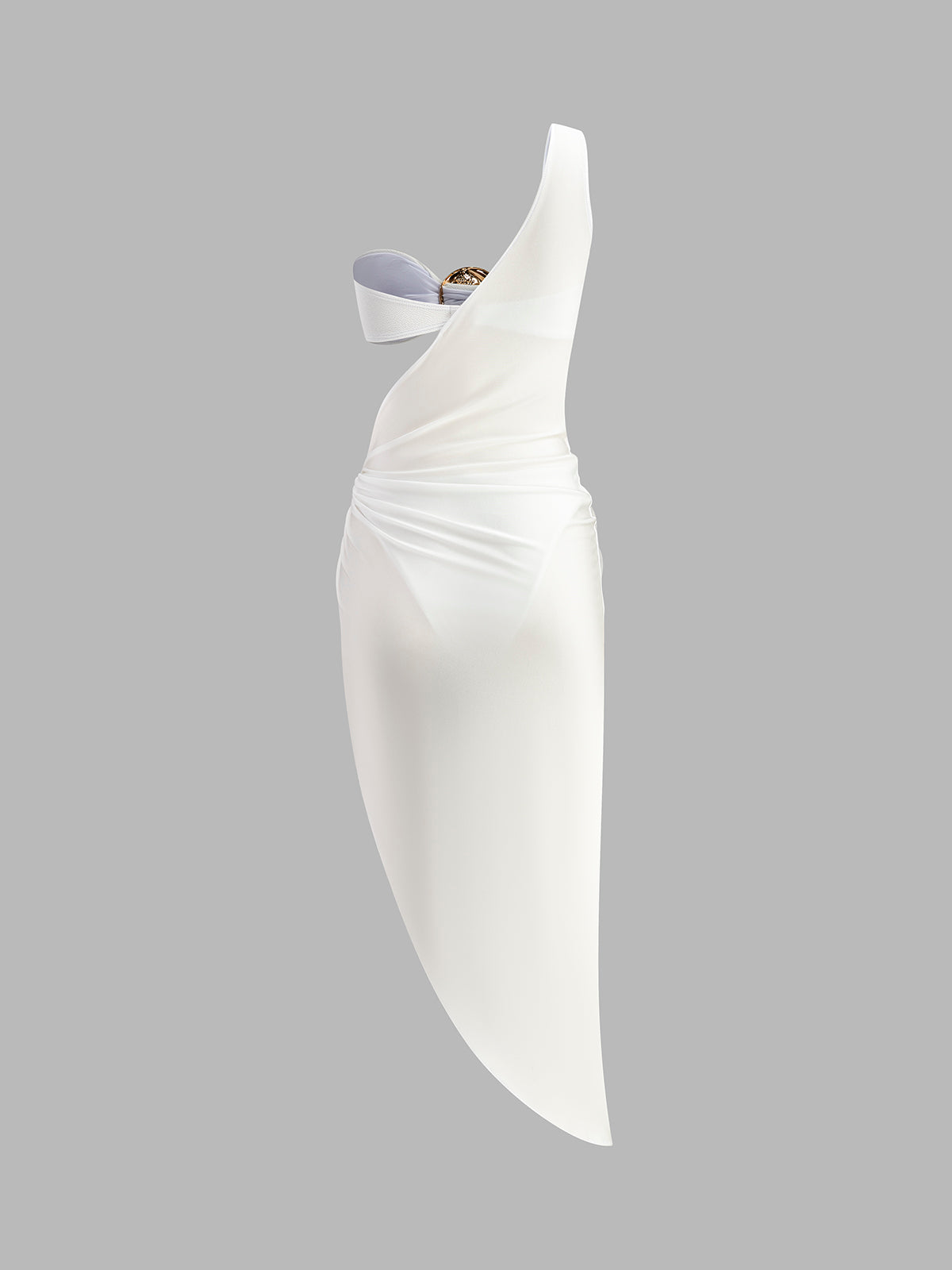 ikini Set met Gouden Details en Bijpassende Cover-Up voor Dames