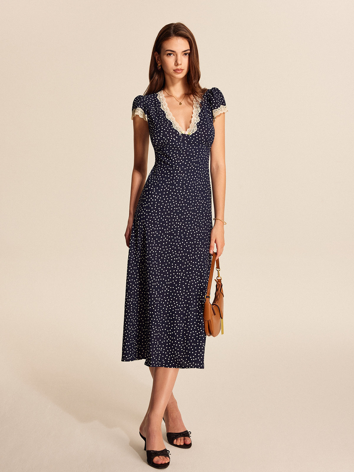 Stijlvolle Reverie Midi Jurk voor Dames