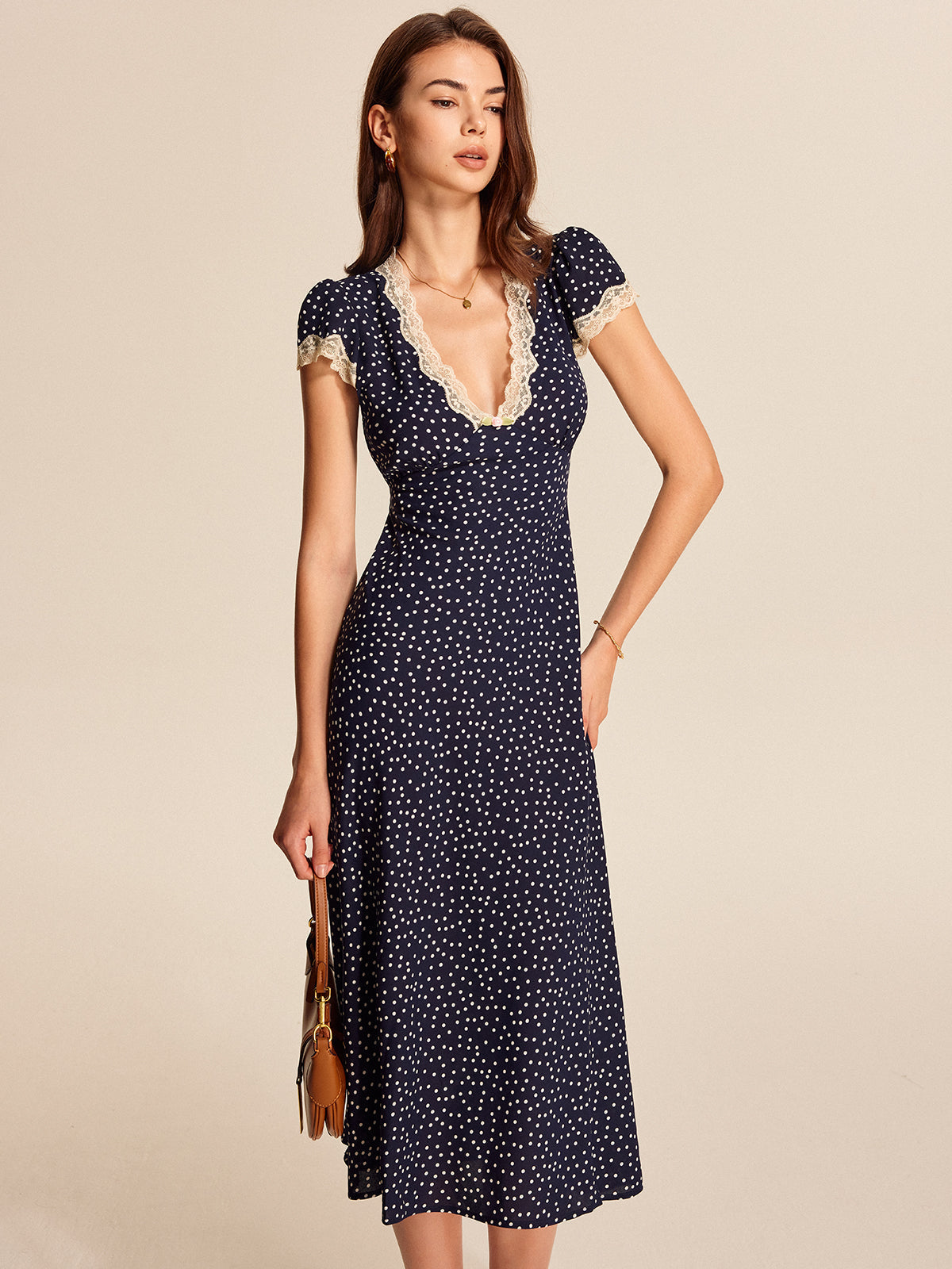 Stijlvolle Reverie Midi Jurk voor Dames
