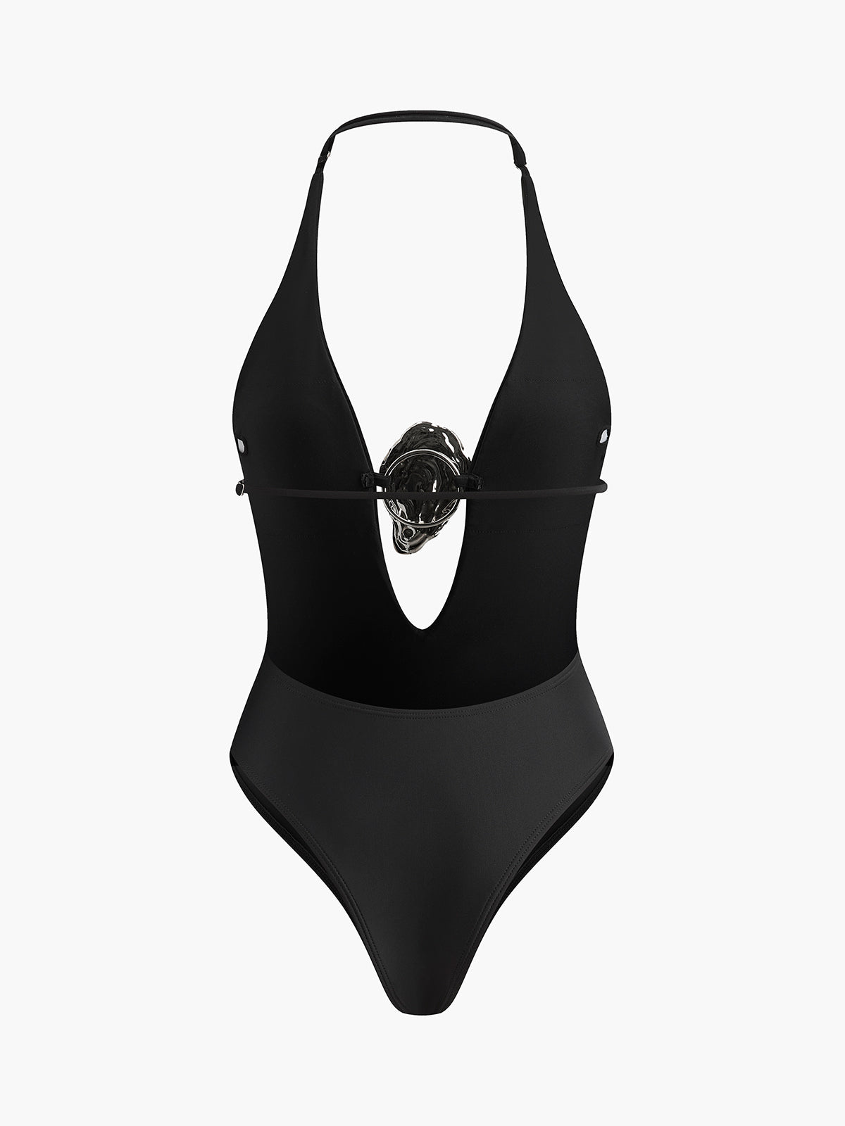 Plunge Halter Eendelig Badpak voor Dames
