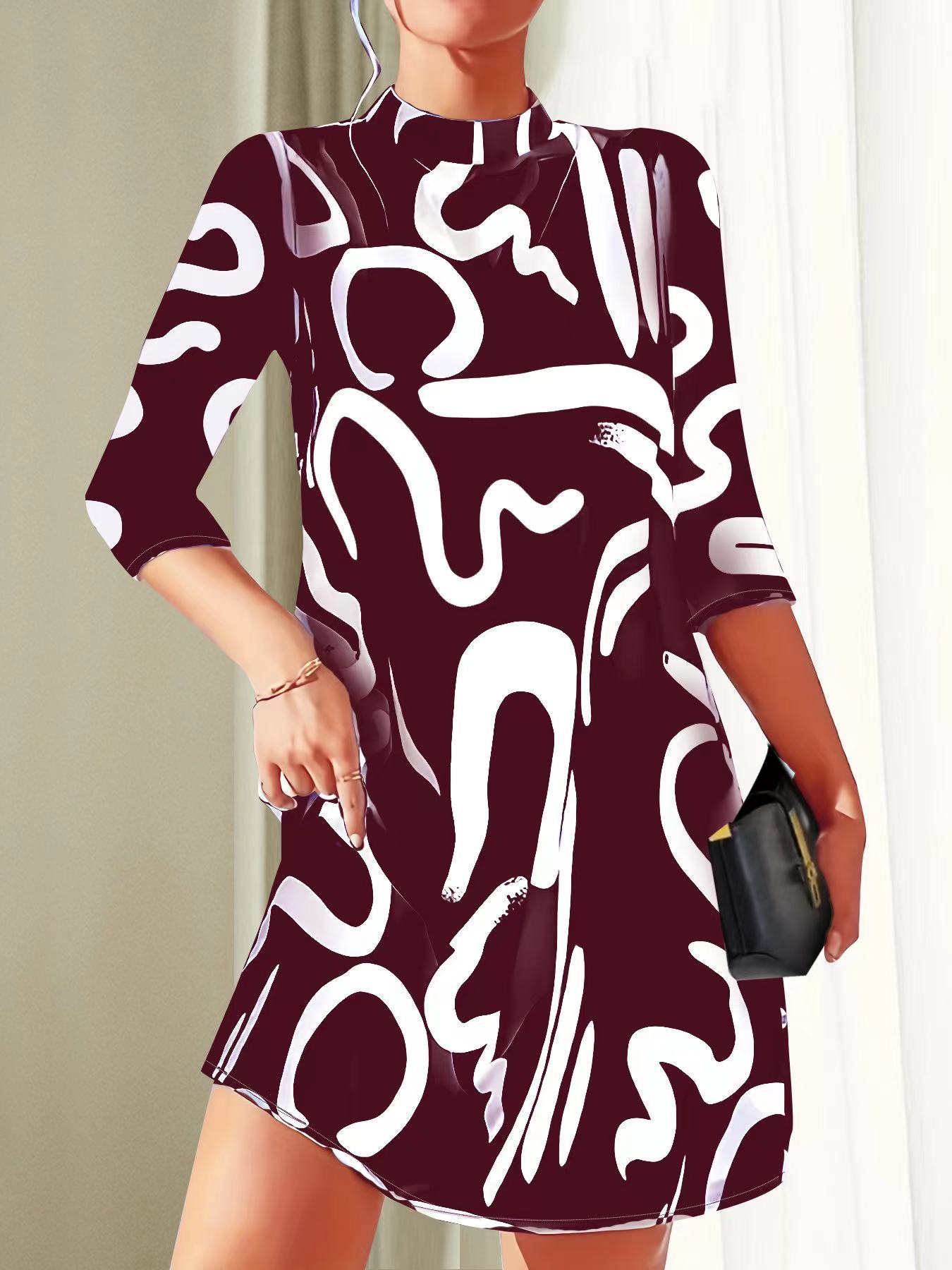 Dames Stijlvolle & Comfortabele Jurk – Moeiteloze Stijl