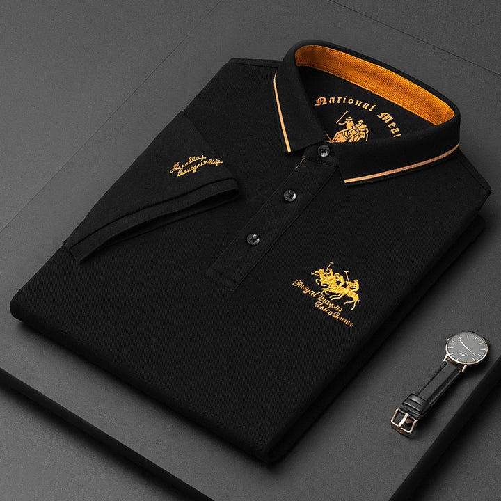 Ademend Poloshirt met Lange Mouwen voor Heren