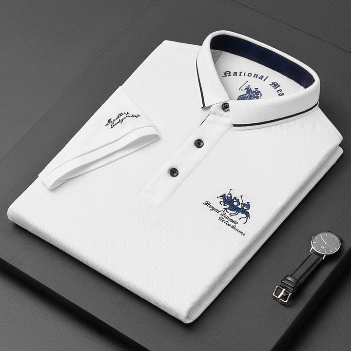 Ademend Poloshirt met Lange Mouwen voor Heren