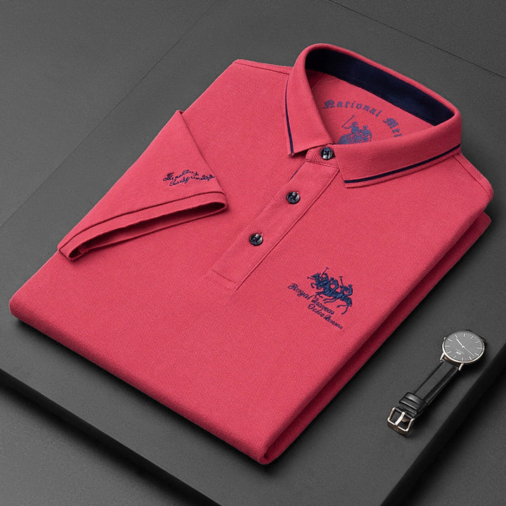 Ademend Poloshirt met Lange Mouwen voor Heren